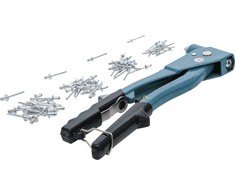 Bgs Technic Kniediklis su kniedžių rinkiniu | 2.4 / 3.2 / 4.0 / 4.8 mm | 60 vnt (401)