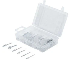 Bgs Technic Kniedžių asortimentas | Ø 2.4-4.8 mm | 70 vnt. (88142)