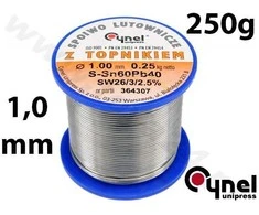 Toya Sa Poland Lydmetalio viela Ø 1,00mm. 250g su fliusu (76811)