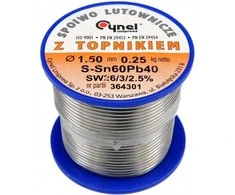 Toya Sa Poland Lydmetalio viela Ø 1,50mm. 250g su fliusu (76815)