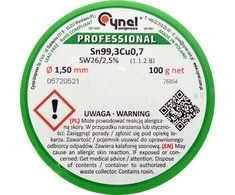 Toya Sa Poland Lydmetalis be švino | Ø 1.5 mm | 100g (76854)