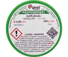 Toya Sa Poland Lydmetalis be švino | Ø 1.5 mm | 250g (76855)