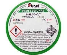 Toya Sa Poland Lydmetalis be švino | Ø 2.0 mm | 100g (76856)