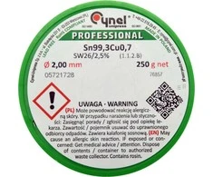 Toya Sa Poland Lydmetalis be švino | Ø 2.0 mm | 250g (76857)