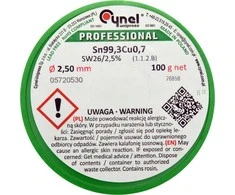 Toya Sa Poland Lydmetalis be švino | Ø 2.5 mm | 100g (76858)