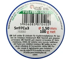 Toya Sa Poland Lydmetalis minkštas | Ø 1.5 mm | 100g (76880)