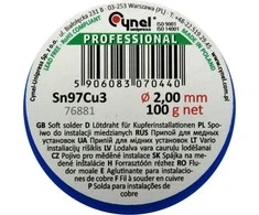 Toya Sa Poland Lydmetalis minkštas | Ø 2.0 mm | 100g (76881)