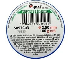 Toya Sa Poland Lydmetalis minkštas | Ø 2.5 mm | 100g (76883)