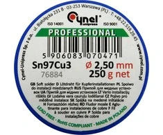 Toya Sa Poland Lydmetalis minkštas | Ø 2.5 mm | 250g (76884)