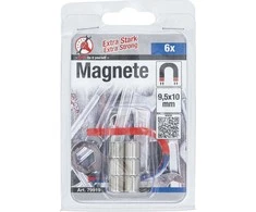 Bgs Technic Magnetų rinkinys | ypač stiprūs | Ø 9,5 mm | 6 vnt. (79919B)