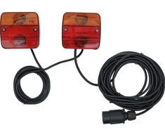Bgs Technic Priekabos lempos su magnetiniu laikikliu | 2 vnt. (80960)