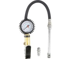 Bgs Technic Pripūtimo pistoletas su manometru | 0 - 15 bar (55412)