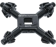 Grąžtas Bgs Technic Raktas griebtuvui 4-ių dydžių | Ø 4 / 5,5 / 6/7 mm (8625)