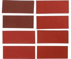 Bgs Technic Šlifavimo padų rinkinys | Orbitinis šlifuoklis / rankinis šlifuoklis | 93 x 230 mm | K 60 - 120 | 25 vnt. (80813)