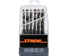 Grąžtas Toya Sa Poland VOREL metalinių grąžtų rinkinys, 19 dalių, 1,0–10,0 mm, hss