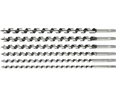 Grąžtas VOREL medienos grąžtų rinkinys, 6 vnt. / 460 mm, 10–20 mm, 22466