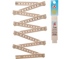 Bgs Technic Sulankstomas metras plastikinis | 10 segmentų | 1 m (2054)