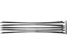 Bgs Technic Suveržimo dirželių asortimentas | juodi | 8,0 x 700 mm | 10 vnt. (80773)