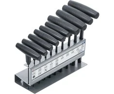 Bgs Technic T-rankenėlių atsuktuvų rinkinys | Hex šešiakampis Hex 2-10 mm | 10 vnt. (791)