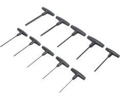Bgs Technic T-rankenėlių atsuktuvų rinkinys | Hex šešiakampis Hex 2-10 mm | 10 vnt. (791)
