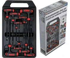 Bgs Technic T-rankenėlių atsuktuvų rinkinys | T-Star su skyle (Torx) | T10-T50 | 9 vnt. (7880)