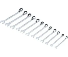 Bgs Technic Terkšlinių raktų rinkinys | su reversu | 8 - 19 mm | 12 vnt. (30008)
