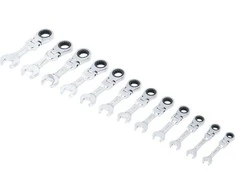 Bgs Technic Terkšlinių trumpų šarnyrinių raktų rinkinys | 8-19 mm | 12 vnt. (30003)