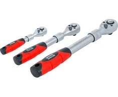 Bgs Technic Terkšlių rinkinys | ištraukiamos | 6,3 mm (1/4") / 10 mm (3/8") / 12,5 mm (1/2") | 3 vnt. (72113)
