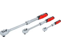 Bgs Technic Terkšlių rinkinys | ištraukiamos | 6,3 mm (1/4") / 10 mm (3/8") / 12,5 mm (1/2") | 3 vnt. (72113)