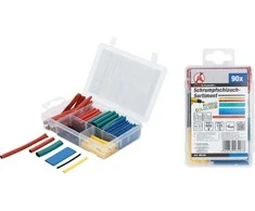 Bgs Technic Termo žarnelių asortimentas (kembrikų) | spalvoti | 90 vnt. (88150)