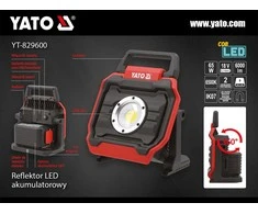 Yato Toya Sa Poland Akumuliatorinis šviesos diodų prožektorius | 18V, 6000 LM, 65W | be akumuliatoriaus (YT-829600)