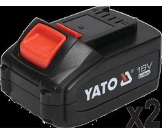 Yato Toya Sa Poland Diskinis pjūklas akumuliatorinis | 18V 140 mm | 2 vnt 4 AH akumuliatoriai (YT-8281185)