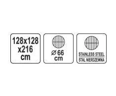 Yato Toya Sa Poland Lauko kepsninė / grilis | pakabinama | nerūdijančio plieno S/S | 66.4 cm (YG-20330)