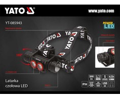 Yato Toya Sa Poland Lempa dedama ant galvos | 3000 lm AKU (YT-085943)