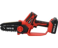 Yato Toya Sa Poland Akumuliatorinis grandininis pjūklas | 18 V | 2 Ah | 158,5 mm (6") juosta (YT-828113)
