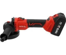 Yato Toya Sa Poland Akumuliatorinis kampinis šlifuoklis su 2 x 4Ah baterijomis | 18V | 125 mm (YT-828252)