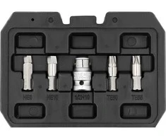 Yato Toya Sa Poland Antgalių rinkinys | sugadintiems T-Star (Torx) ir Hex | 19 vnt. (YT-04584)