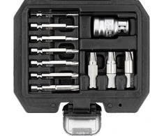 Toya Sa Poland Antgalių rinkinys | sugadintiems T-Star (Torx) su skyle | 11 vnt. (YT-04582)