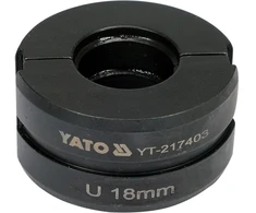 Toya Sa Poland Atsarginės presavimo replėms skirtos matricos | PEX vamzdžiams | U profilis | 18 mm (YT-217403)