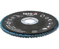 Toya Sa Poland Cirkonio lapelinis šlifavimo diskas | P40 | 125 x 22 mm (YT-833005)