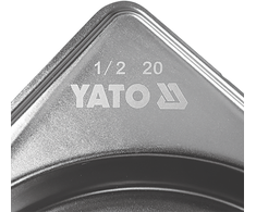 Yato Toya Sa Poland Dangtis nerūdijančio plieno GN 2/3 indui | 354 × 325 mm (YG-00377)