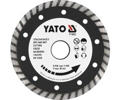 Yato Toya Sa Poland Deimantinis pjovimo diskas turbo HS 125 mm (YT-6023)