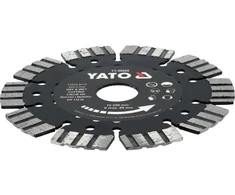 Yato Toya Sa Poland Deimantinis pjovimo diskas gelžbetoniui | 125 × 12 × 22,2 mm (YT-59900)