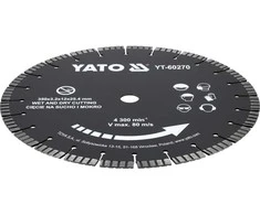 Toya Sa Poland Deimantinis pjovimo diskas gelžbetoniui, akmeniui, granitui | 350 mm, 25.4 mm skylė (YT-60270)