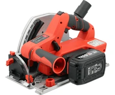 Toya Sa Poland Diskinis pjūklas giluminis akumuliatorinis | 140 mm | 52 (90˚) 38 (45˚) mm | 18V | 4 AH (YT-821701)