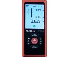 Toya Sa Poland Dvikryptis lazerinis atstumo matuoklis | 2 x 60 m | 120 m | USB-C (YT-731249)