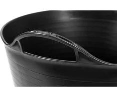 Vorel Toya Sa Poland Elastinis plastikinis indas / tara | juodas lankstus kibiras | 27 l (35580)