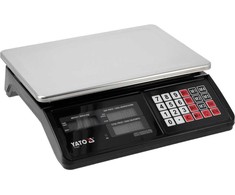 Yato Toya Sa Poland Elektroninės prekybinės svarstyklės | dvipusis ekranas | 40 kg | 5 g (YT-73270)