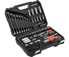 Yato Toya Sa Poland Galvučių ir įrankių rinkinys – AS-Drive, 72 dantų – 1/4" + 3/8", 92 vnt (YT-38785)