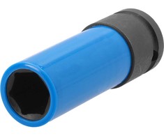 Yato Toya Sa Poland Galvutė smūginė ilga plonasienė | su plastikine apsauga | 12,7 mm (1/2") | 17 mm (YT-10583)